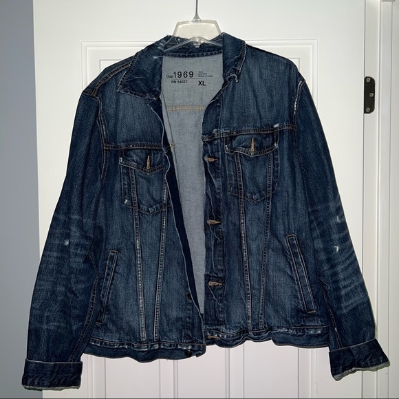 GAP Jackets & Coats Gap Dark Denim Jean Jacket Poshmark